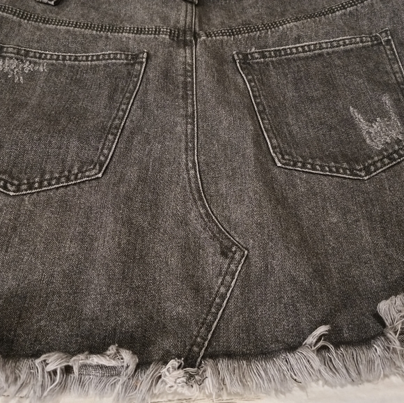 We the Free Denim mini skirt Free People sz 30 - Picture 4 of 16